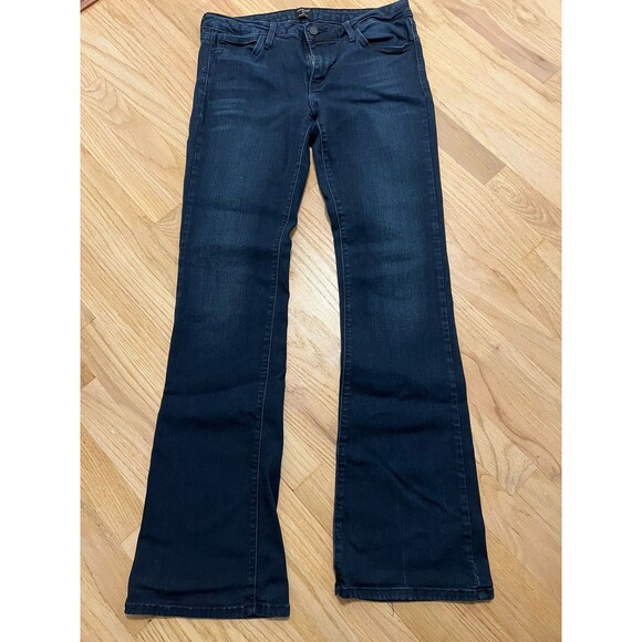 Just Black Jeans Womens 30 Flare Bootcut Stretch Denim Made in USA - Picture 1 of 5